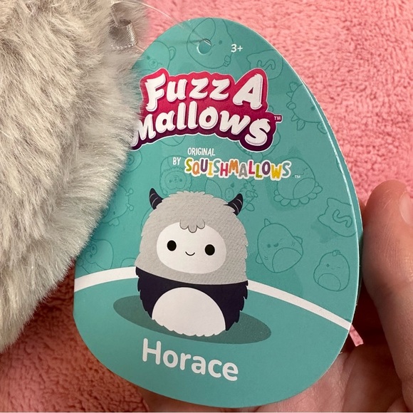 SQUISHMALLOWS Horace the Yeti Fuzzmallow 14in NWT - Picture 2 of 2